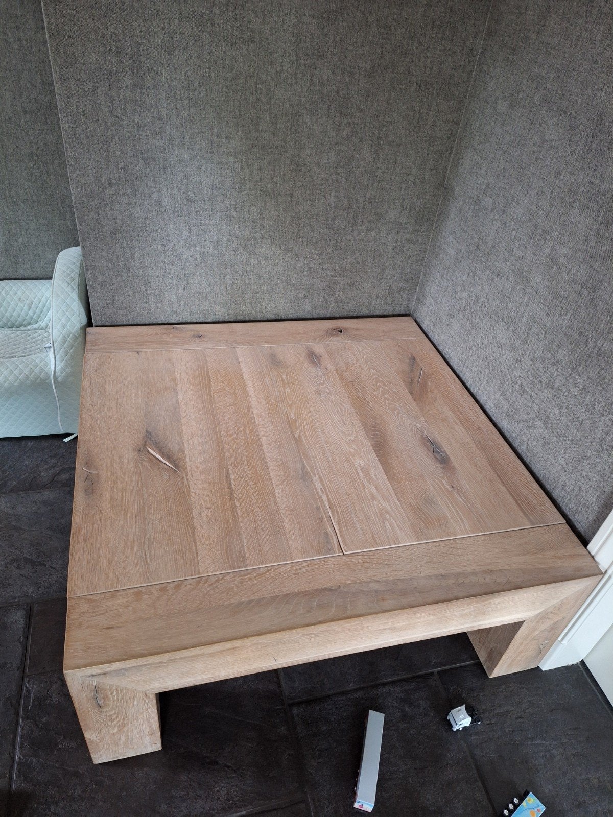 Lucano salontafel van eikenhout, Huis en Inrichting, Ophalen, Gebruikt, 50 tot 100 cm, 50 tot 100 cm