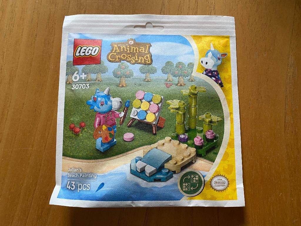 Lego 30703 Animal Crossing Julian's strandschilderij paperba, Ophalen, Nieuw, Complete set, Lego