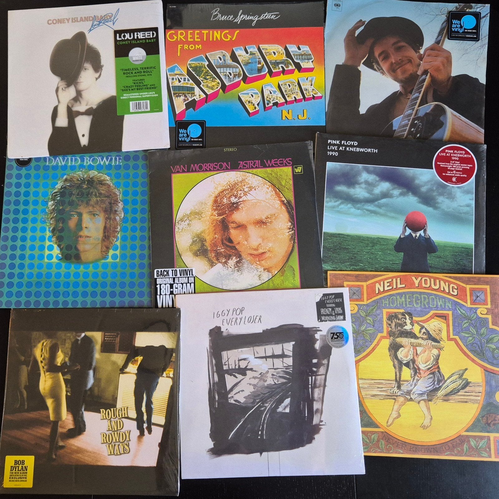 16 LP's vinyl rock – Pink Floyd, Bowie, Dylan, Neil Young, Cd's en Dvd's, Boxset, Ophalen, Pop, Boxset