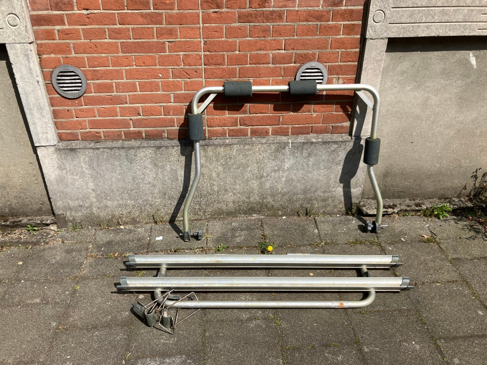Dissel fietsendrager voor caravan of camper, Ophalen, Gebruikt