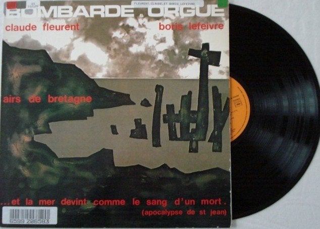Claude Fleurent - Boris Leveivre - Bombarde & orgue, Ophalen of Verzenden, Zo goed als nieuw, 12 inch, LP