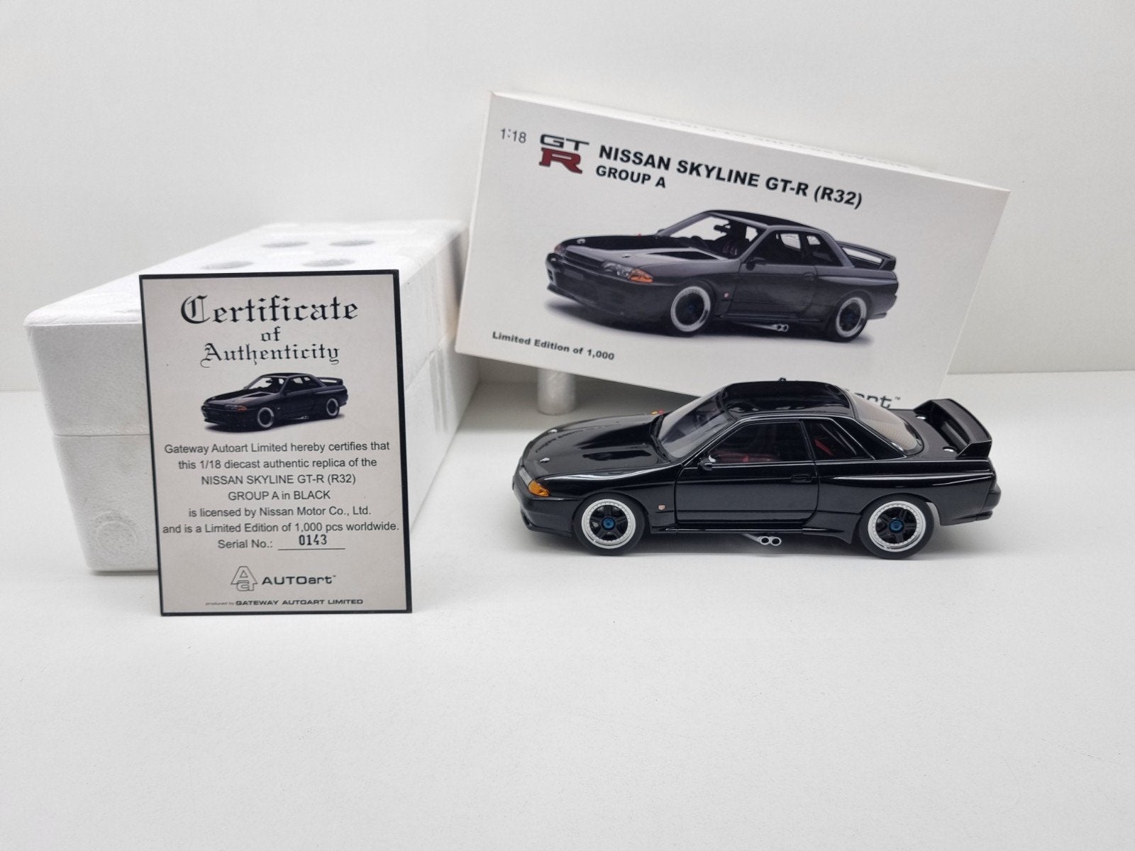 Autoart 89082
Nissan Skyline GTR R32 Gr.A
1/1000 1:18 Nieuws, Ophalen of Verzenden, Zo goed als nieuw, Auto, Autoart