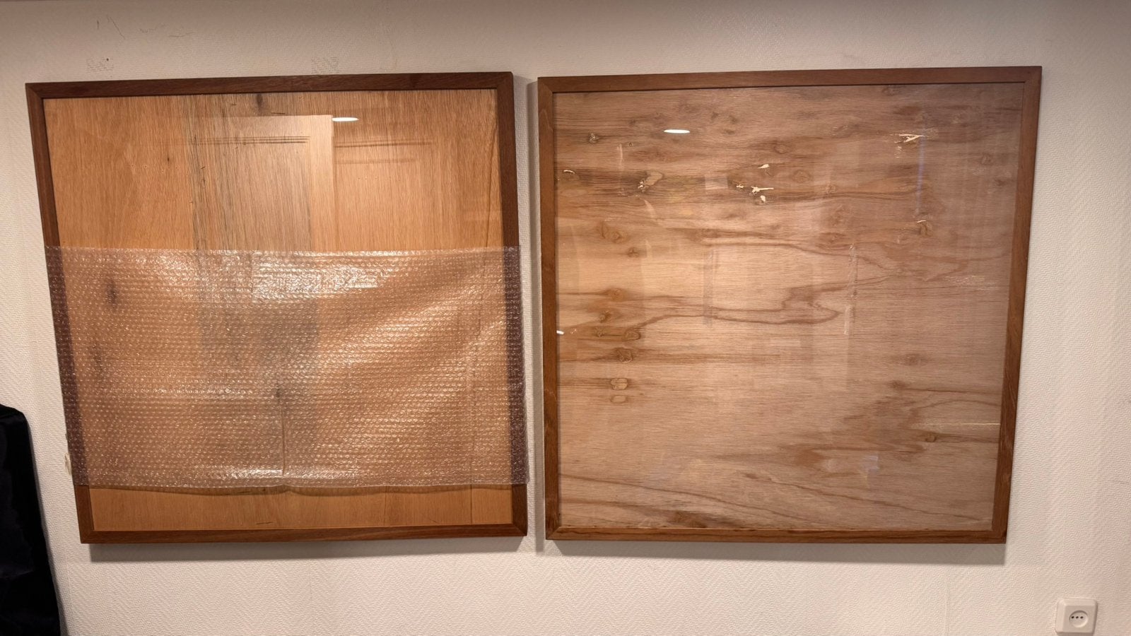 2 x museum kwaliteit lijst, Huis en Inrichting, Woonaccessoires | Lijsten, Ophalen, Bruin, 94 cm, Handgemaakt