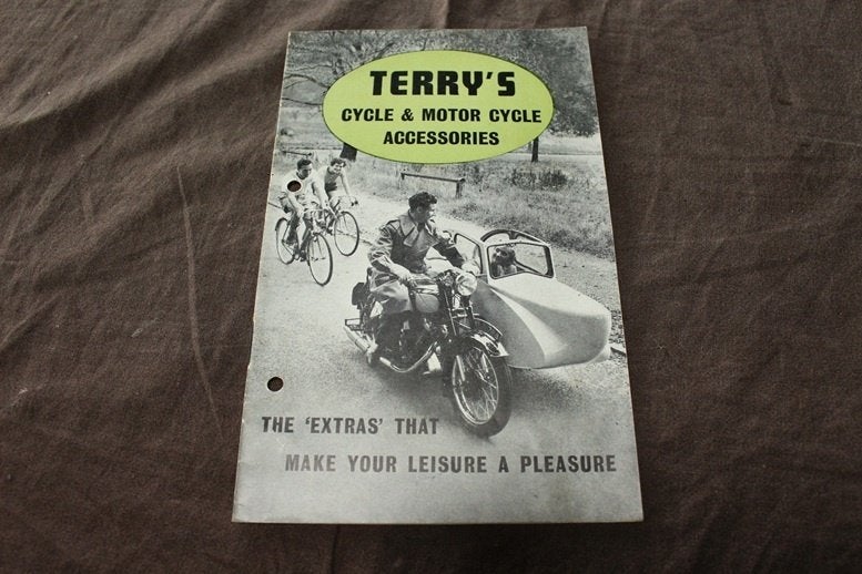 Terry's cycle and motorcycle accessories 1950's brochure, Motoren, Ophalen of Verzenden, Overige merken