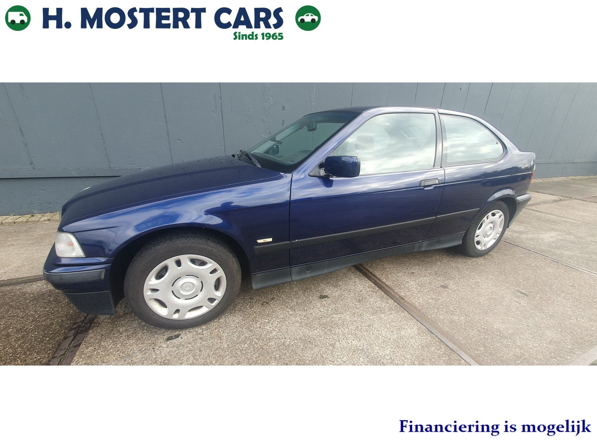 BMW 3 Serie Compact 316i Executive Benzine Km.166000 NAP *AU, Achterwielaandrijving, Gebruikt, 4 cilinders, Blauw