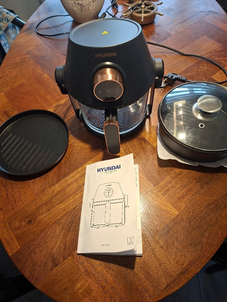 Air fryer, Grill, hotspot, Hyundai., Ophalen of Verzenden, Zo goed als nieuw