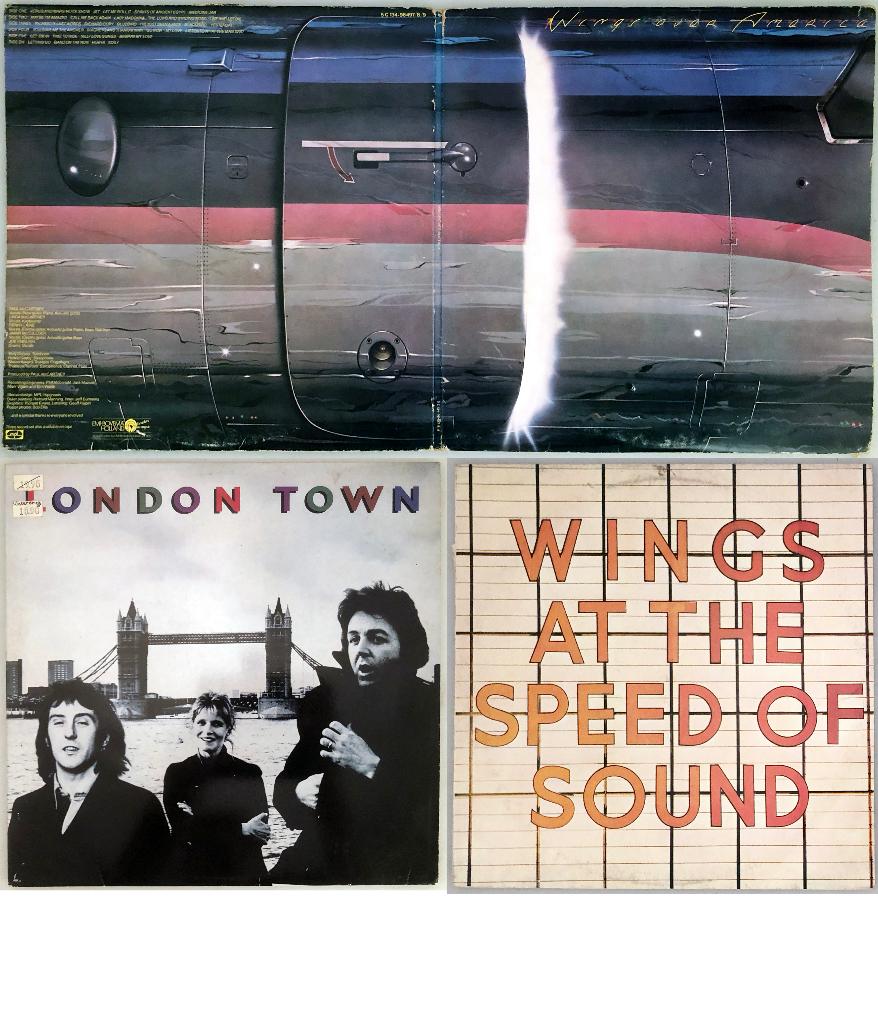 3x LP Wings Paul McCartney. Vinyl, Gebruikt, Ophalen of Verzenden, 1970 - 1979, 12 inch