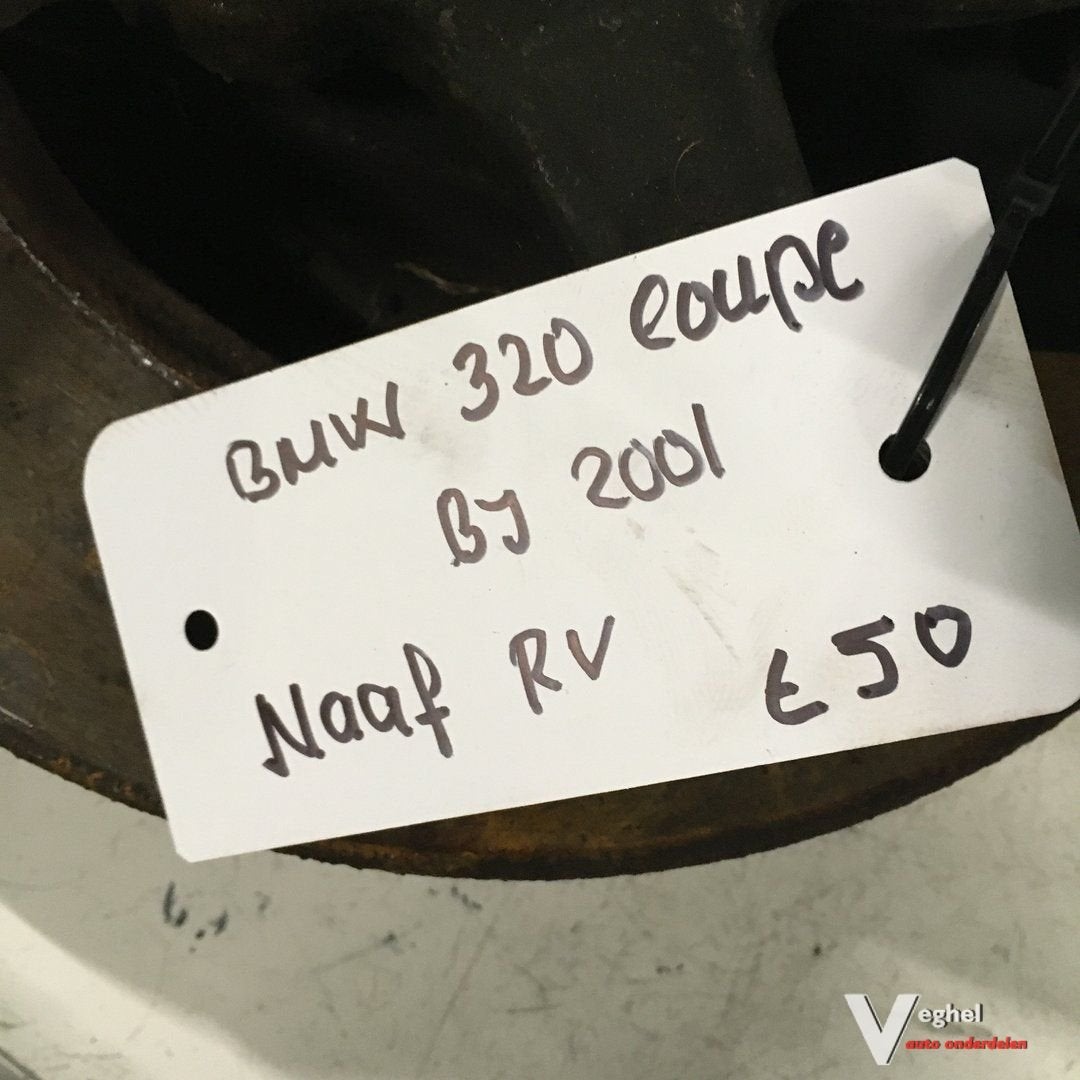 BMW E46 coupe 2001 Wielnaaf Rechtsvoor of Linksvoor, Gebruikt, -, -, Ophalen of Verzenden