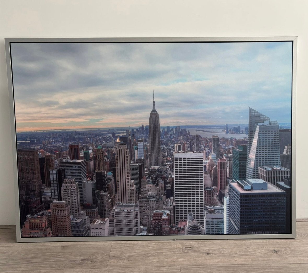 Canvas New York - 140 bij 100 cm, Ophalen, 125 cm of meer, Zo goed als nieuw, Schilderij