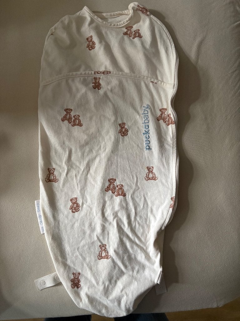 Puckababy Piep Teddybear, Ophalen, Bakerzak of Bakerdoek, Puckababy, Meerkleurig