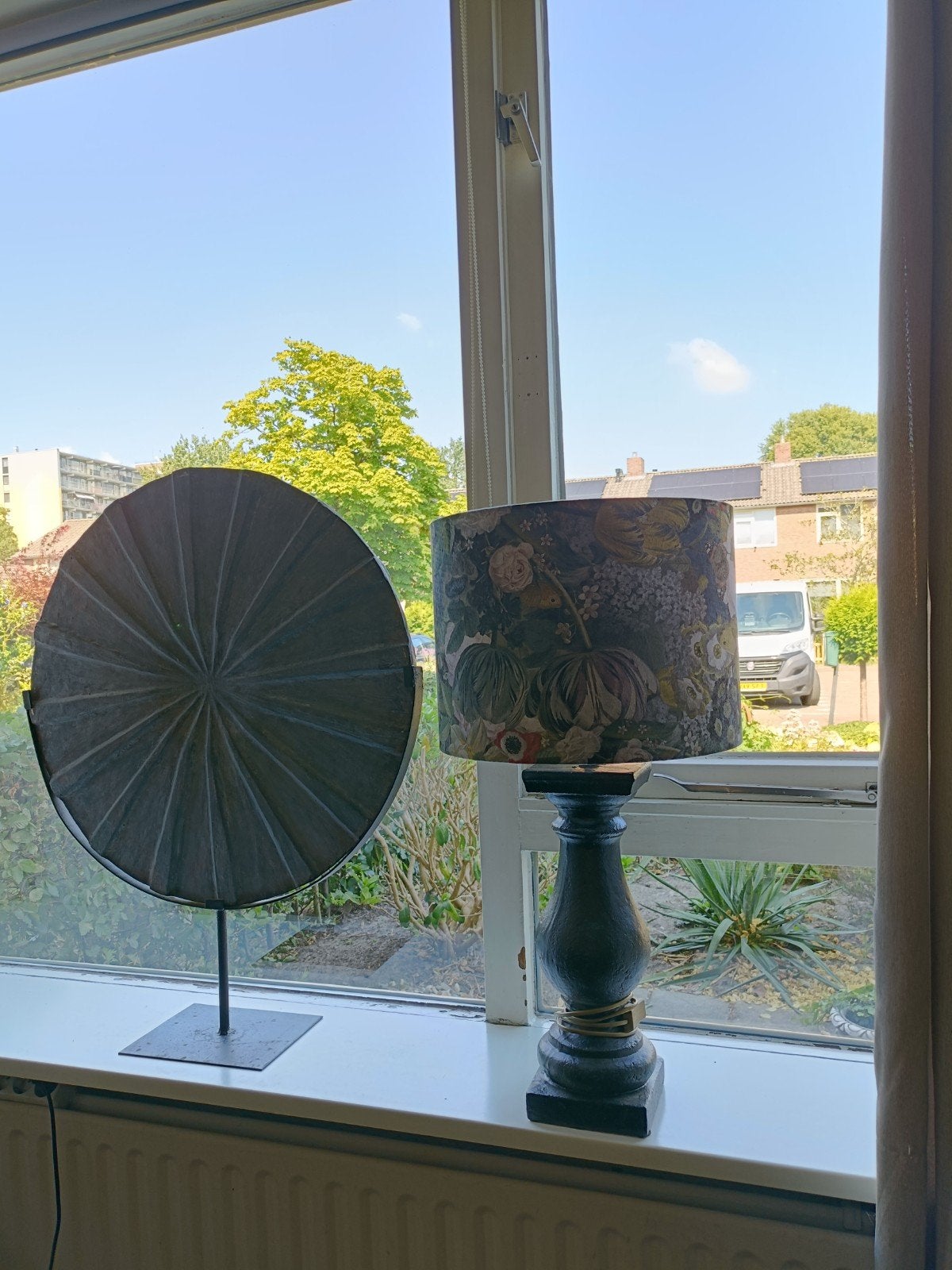 Balusterlamp tafellamp robuust landelijk Inc kap, Ophalen, Landelijk