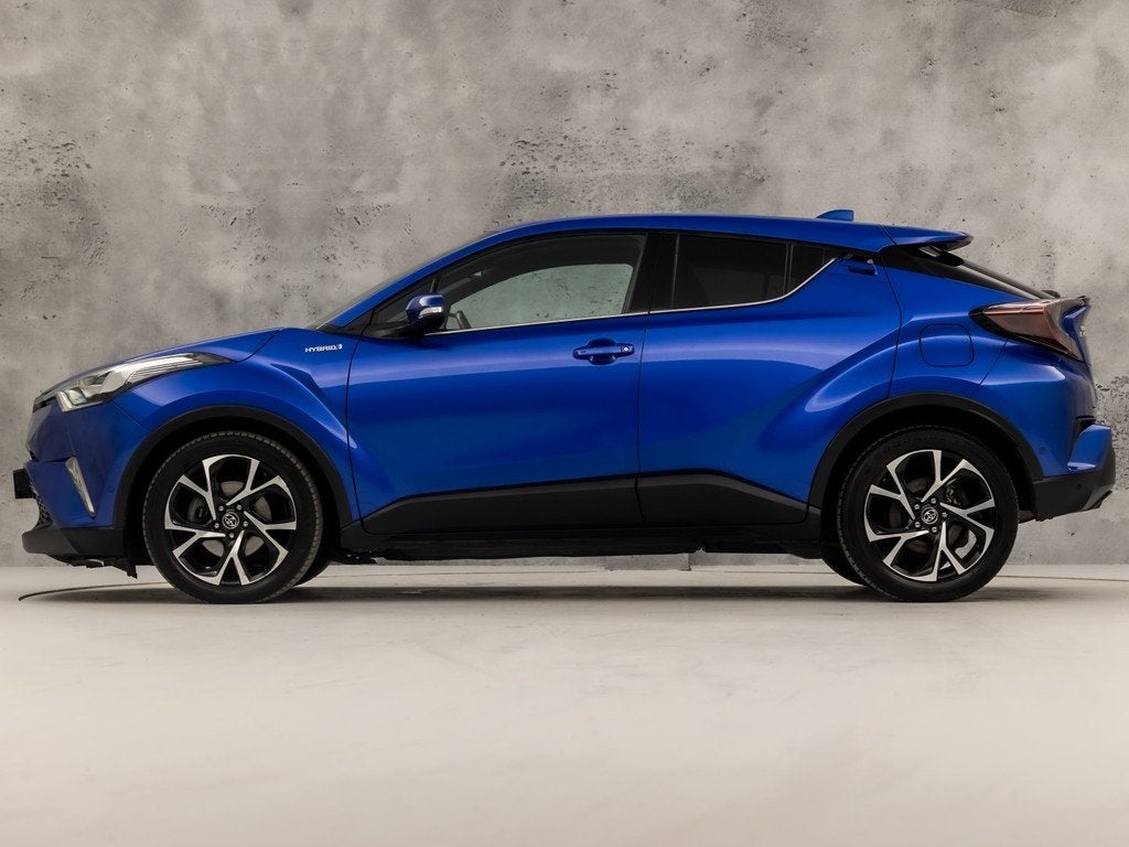 Toyota C-HR 1.8 Hybrid Premium Sport Automaat (NAVIGATIE, CA, 12 maanden, Stof, 4 cilinders, Blauw