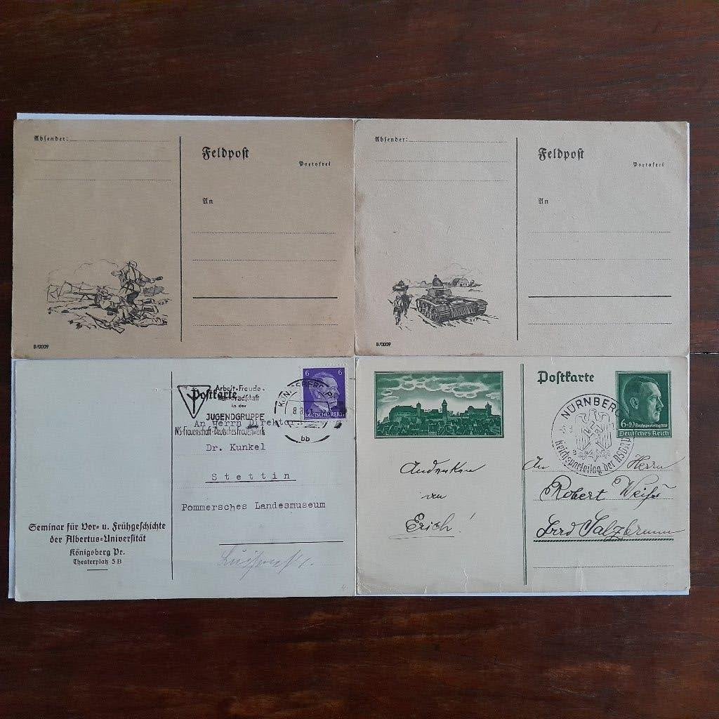 Veldpost kaarten, Ophalen of Verzenden, Landmacht, Duitsland, Overige typen