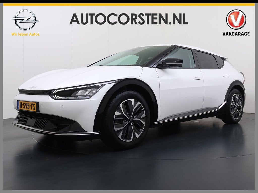 Kia Ev6 Plus Long Range 77.4kWh Trekhaak Warmtepomp Leder+Ve, Auto's, Kia, Automaat, 228 pk, Achterwielaandrijving, Gebruikt