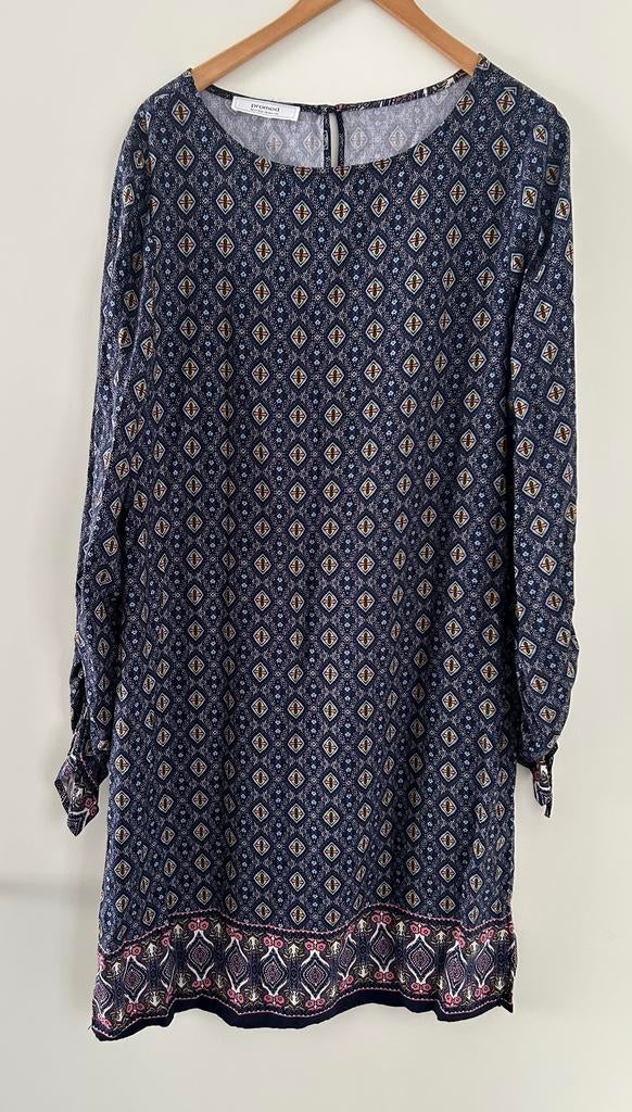 Promod jurkje, maat 40/42, Kleding | Dames, Maat 38/40 (M), Blauw, Zo goed als nieuw, Boven de knie