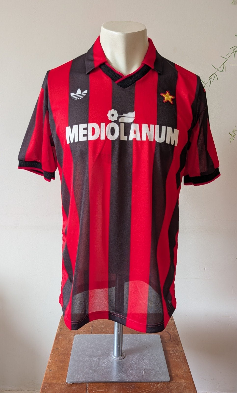 AC Milan Adidas shirt eind jaren 80 – Van Basten & Gullit,, Ophalen of Verzenden, Zo goed als nieuw, Buitenlandse clubs, Shirt