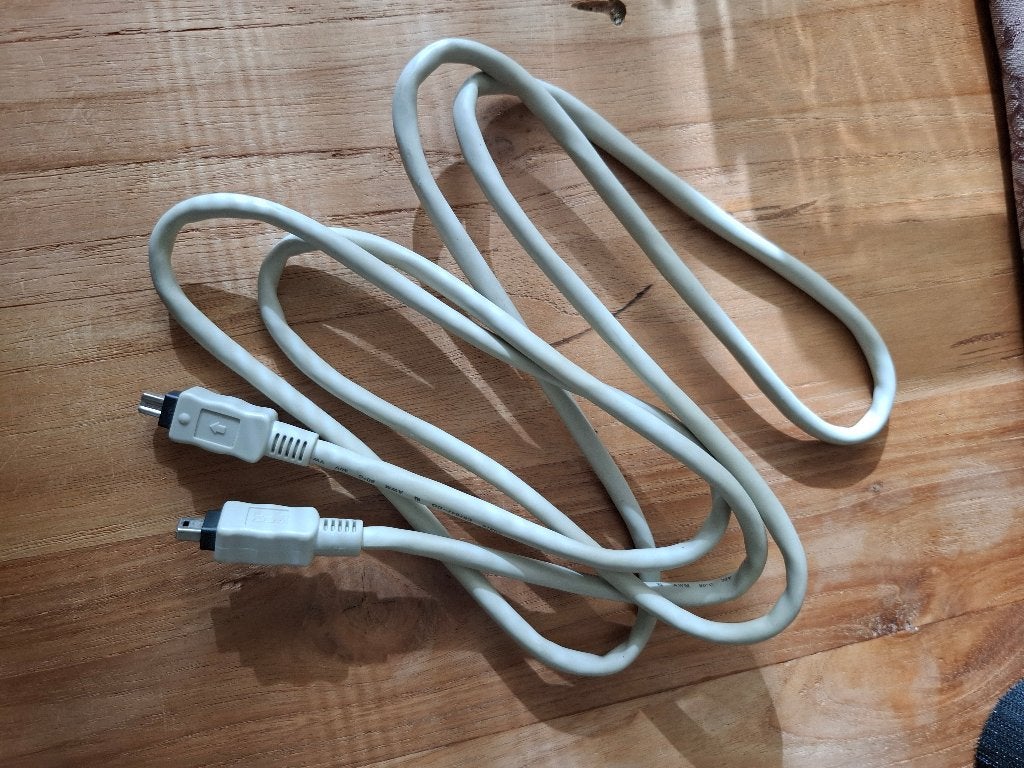 Datakabel firewire IEEE 1394, Ophalen of Verzenden, Gebruikt