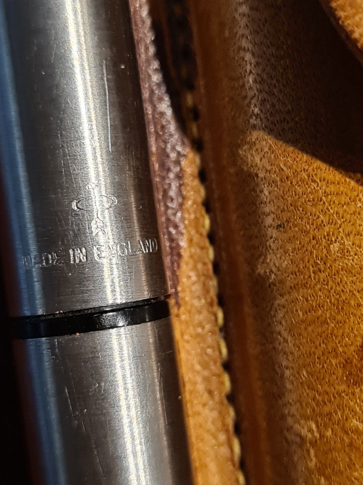 Parker Vulpen met Leren Etui - Made in England, Verzamelen, Pennenverzamelingen, Ophalen of Verzenden