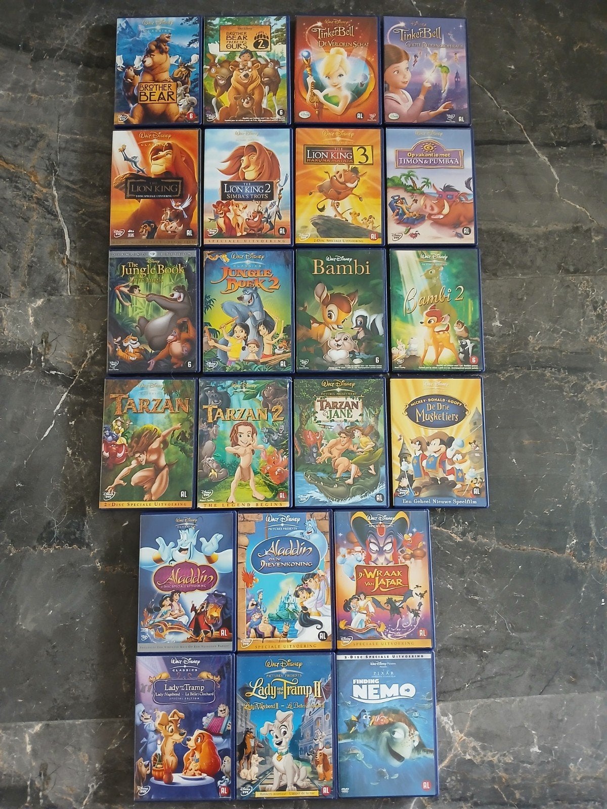 walt disney dvd's ( zie prijzen in beschrijving  ), Cd's en Dvd's, VHS | Kinderen en Jeugd, Alle leeftijden, Ophalen of Verzenden
