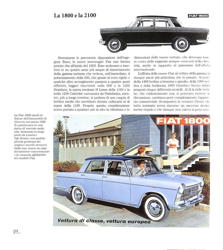 FIAT 1800 2100 2300, Verzenden, Nieuw, Overige merken, Alessandro Senna