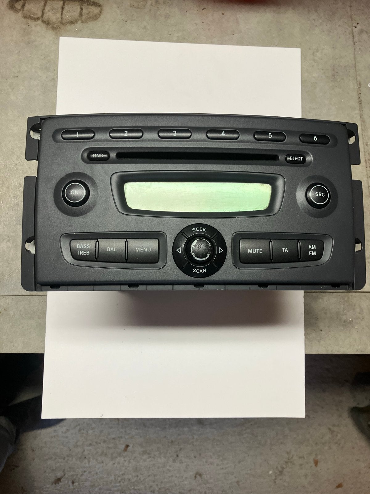Smart ForTwo Radio CD-speler (VP6M7F-18C815-DF), Ophalen of Verzenden, Gebruikt