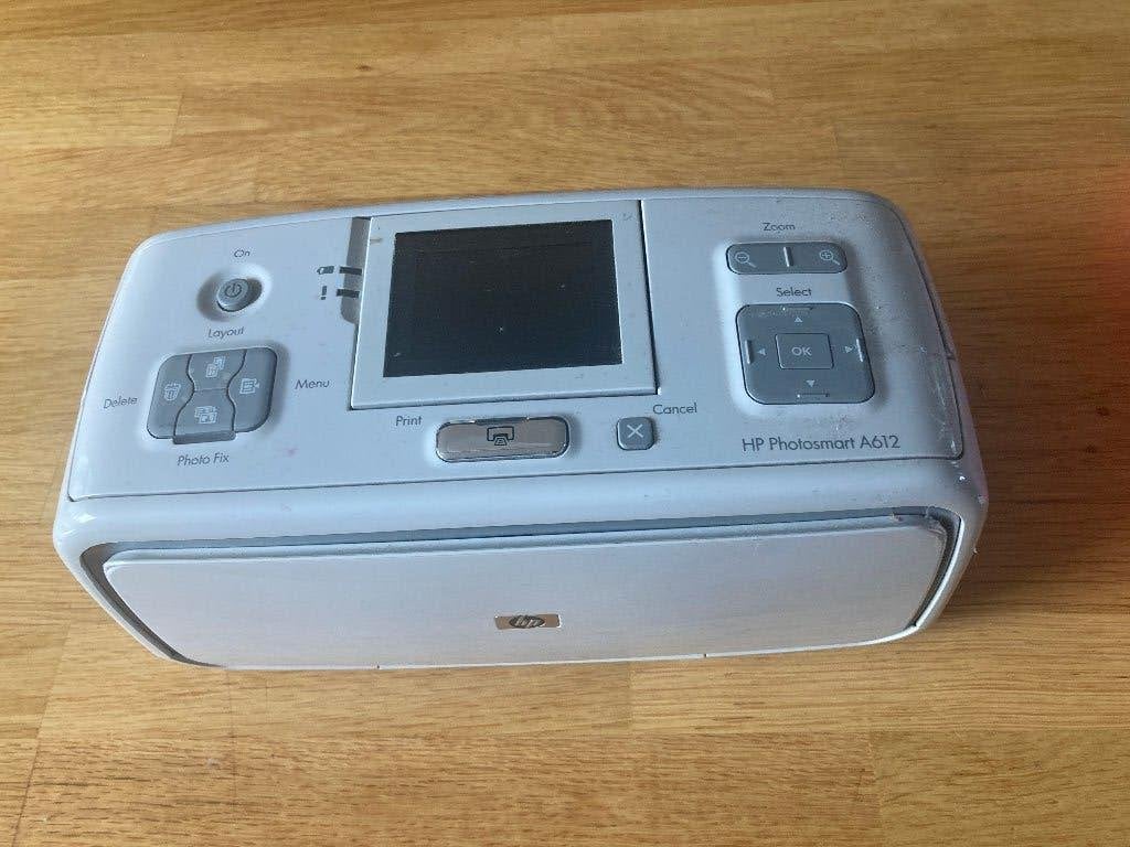 HP Photosmart A612 zeer compacte fotoprinter, Gebruikt, Fotoprinter, Inkjetprinter, Ophalen of Verzenden