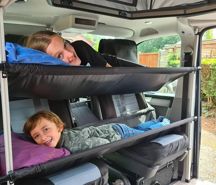 Cabbunk Small Twin stapelbed voor VW T5 - Zo goed als nieuw, Ophalen, Zo goed als nieuw