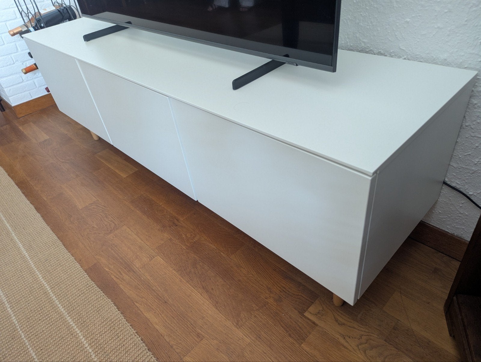 Jysk korsvang tv meubel dressoir, Ophalen, Gebruikt, 100 tot 150 cm, Minder dan 100 cm