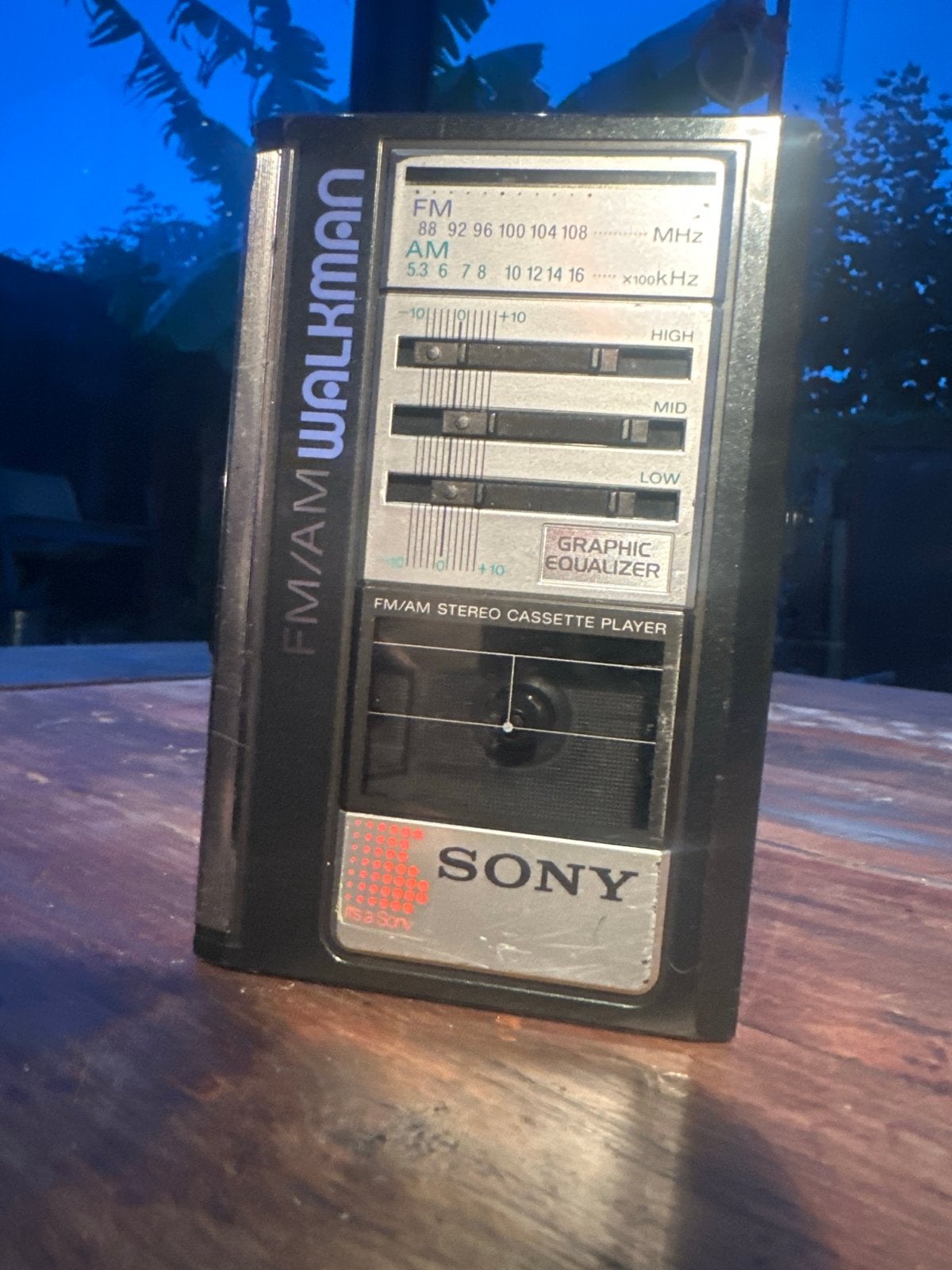 Vintage Sony WM-F43 FM/AM Stereo Cassette Walkman EQ, Ophalen of Verzenden, Walkman