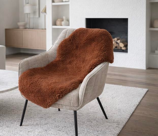 Faux Sheepskin Plaid – Bruin – Nooit Gebruikt, Ophalen of Verzenden, Nieuw