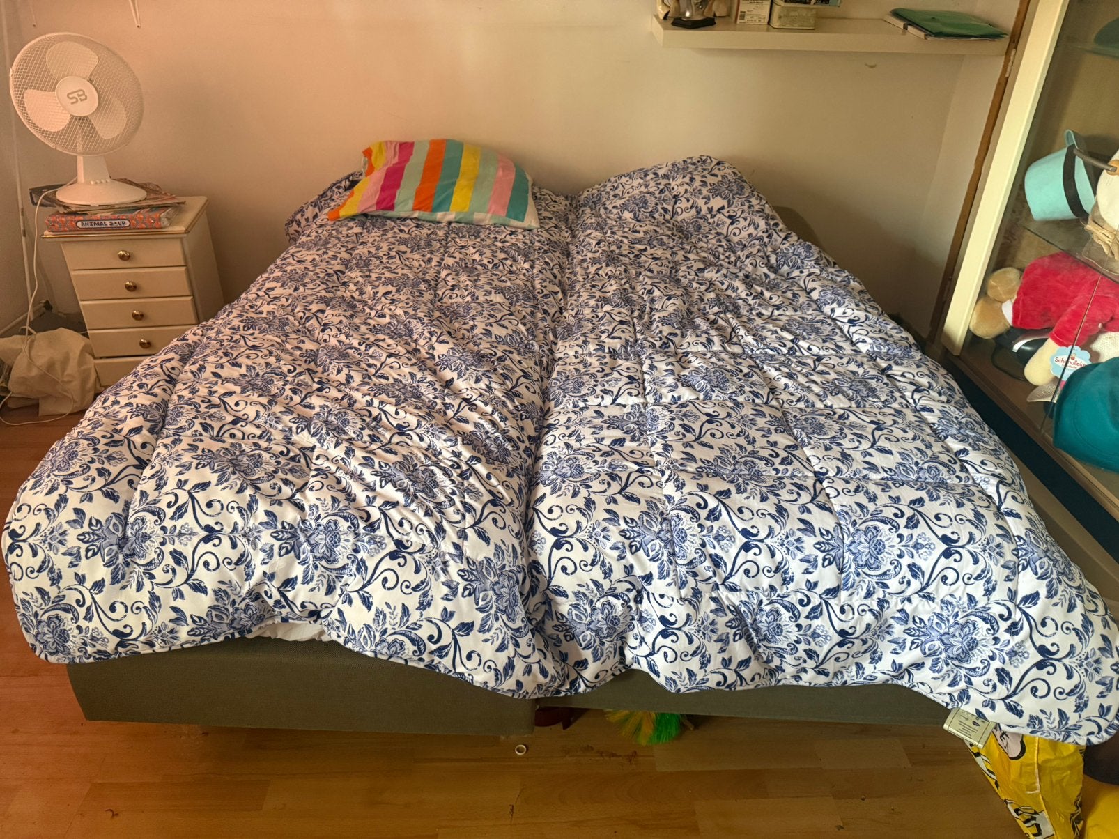 In niewe staat elektrisch bed 210 bij 180 cm, 210 cm, Tweepersoons, Ophalen of Verzenden, Zo goed als nieuw