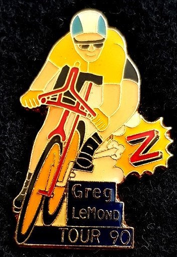 Greg Lemond Tour 90 pin, Verzamelen, Speldjes, Pins en Buttons, Verzenden, Nieuw, Sport, Speldje of Pin