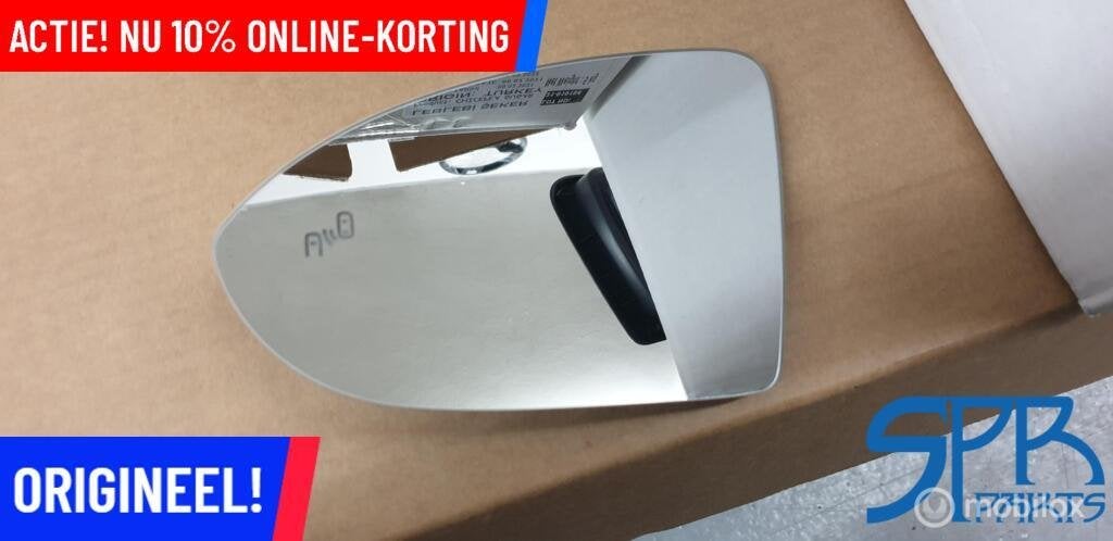 GOLF 7 SPIEGEL GLAS Spiegelglas links SIDE ASSIST VERWARMD, Auto-onderdelen, Spiegels, Volkswagen, Nieuw, Ophalen of Verzenden