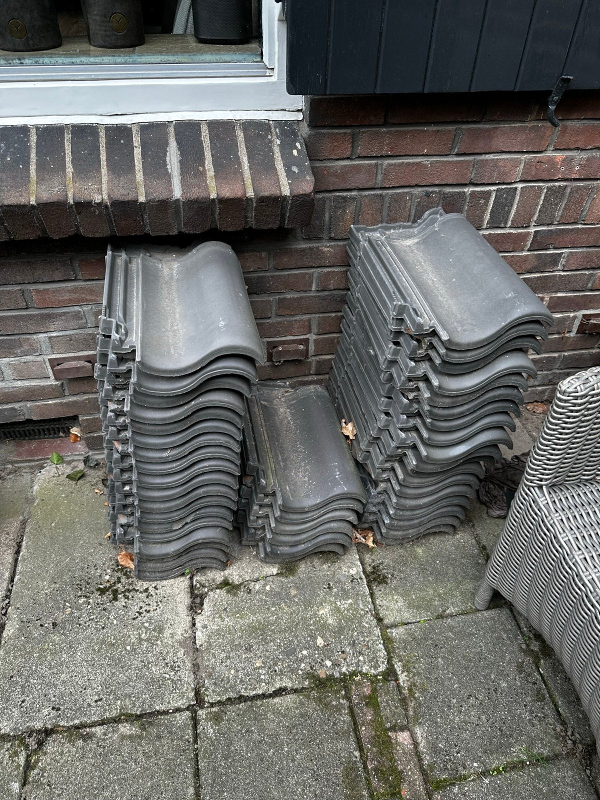 Zga nieuwe dakpannen - DZW Nelskamp Schermbeck, Ophalen, Gebruikt, Steen of Klei, Minder dan 5 m²