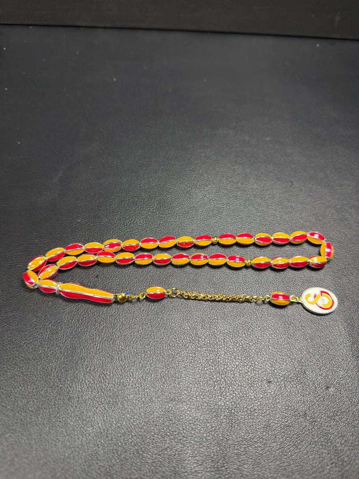 Galatasaray tesbih zilver nieuw, Sieraden, Tassen en Uiterlijk, Met hanger, Nieuw, Ophalen of Verzenden, Rood