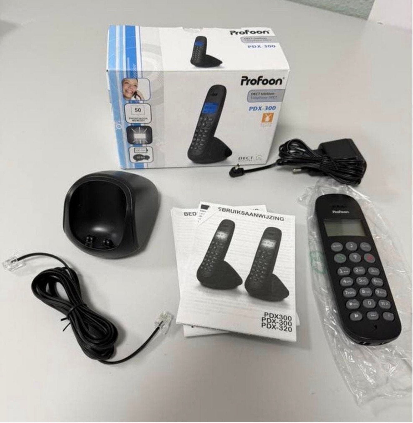 Profoon PDX-300 DECT Draadloze draadloos Telefoon – Nieuw, 1 handset, Nieuw, Ophalen of Verzenden, H