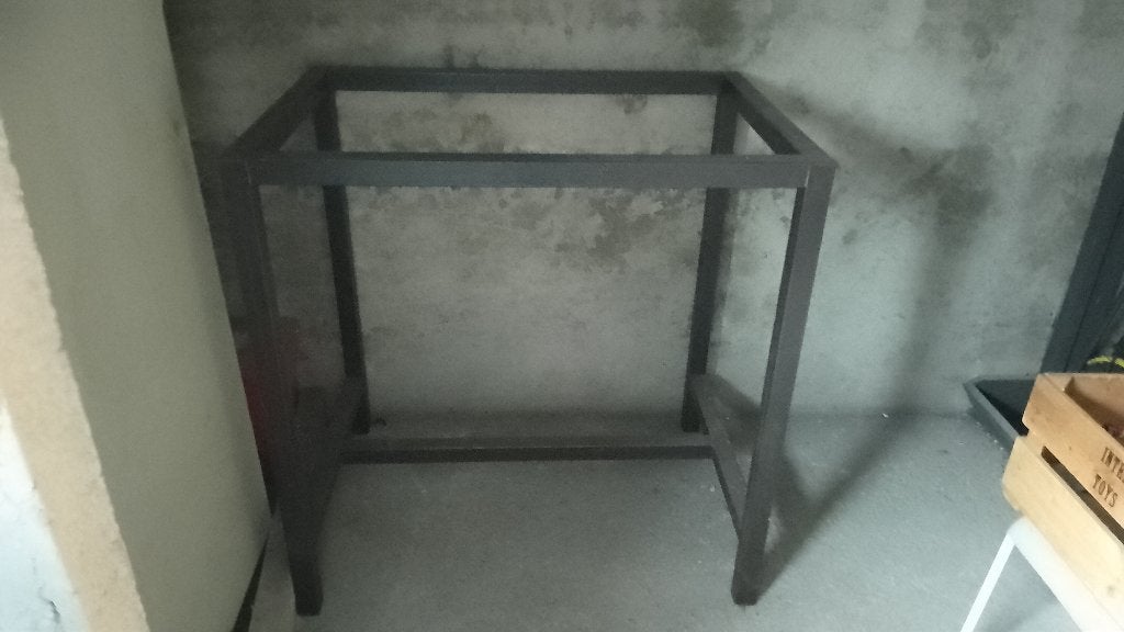 ijzeren frame, Ophalen, Metaal, Gebruikt, Zwart