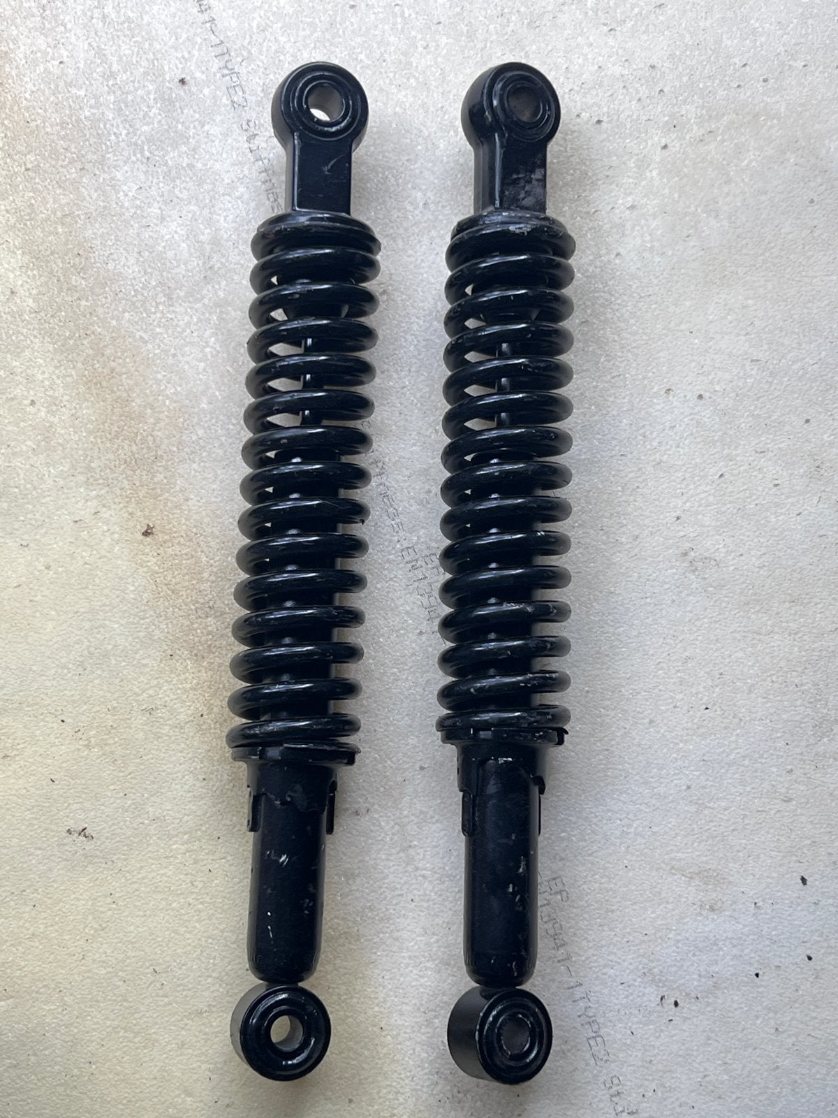 Set schokdempers Honda MB, 310mm, zwart, Ophalen of Verzenden, Gebruikt