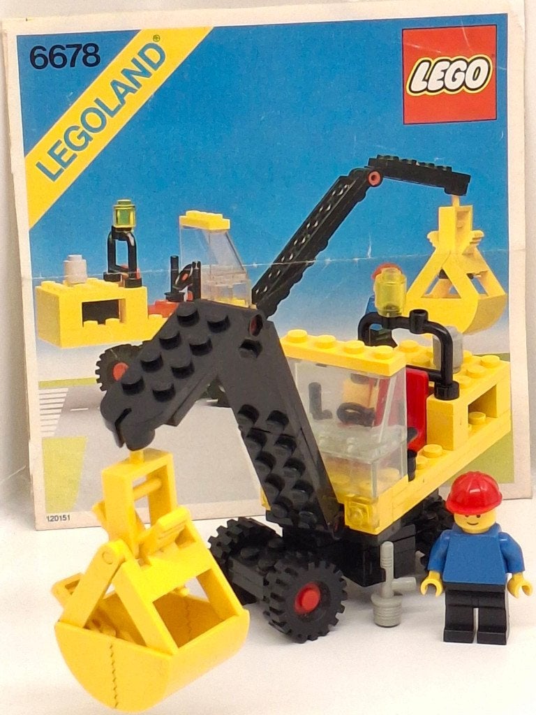 Lego LEGOLAND Graafmachine - Pneumatic Crane set 6678, Kinderen en Baby's, Speelgoed | Duplo en Lego, Zo goed als nieuw, Lego