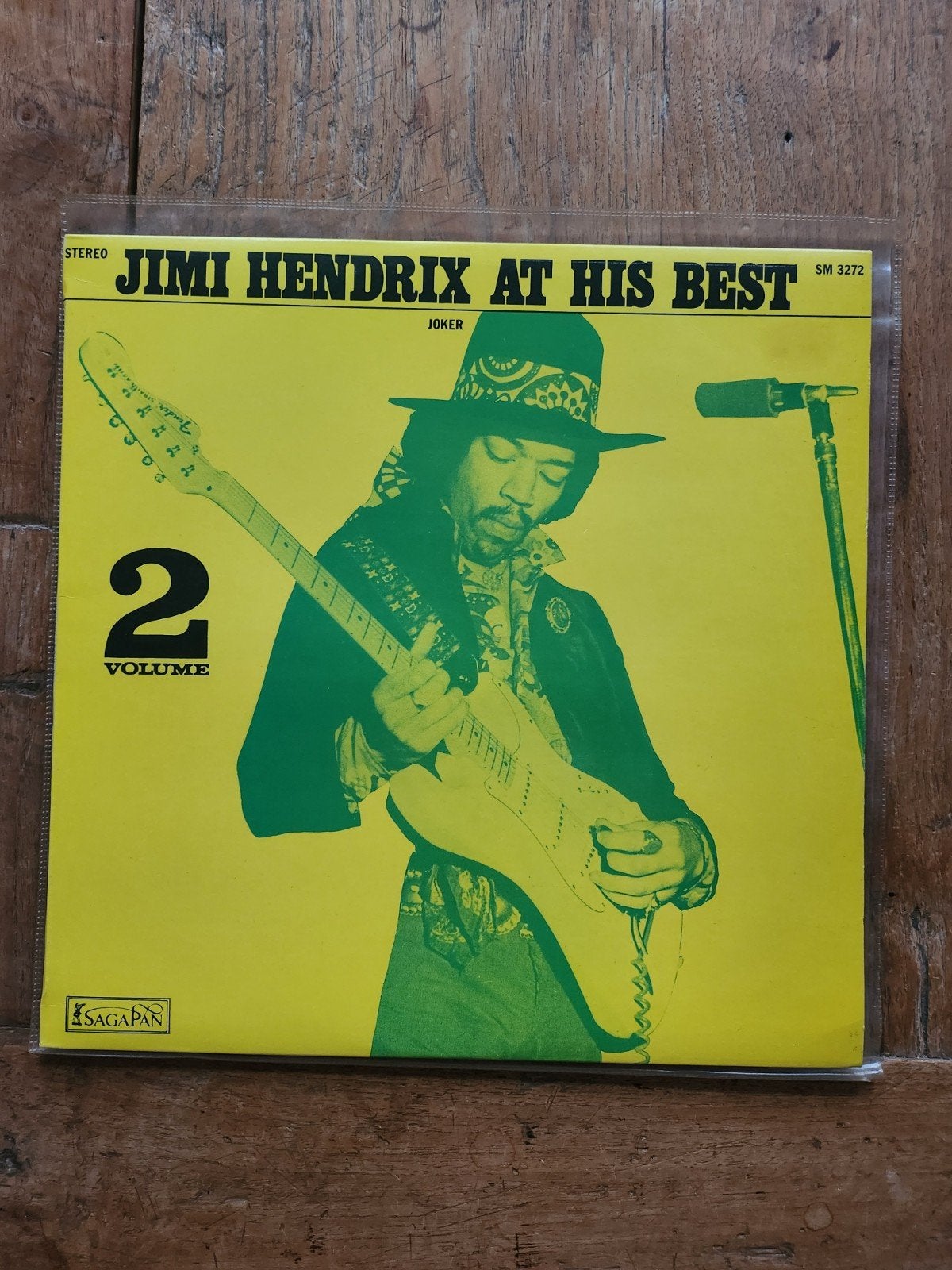 Jimi Hendrix At His Best - Volume 2 LP (Joker SM 3272), LP, Gebruikt, Ophalen of Verzenden, Classic Rock