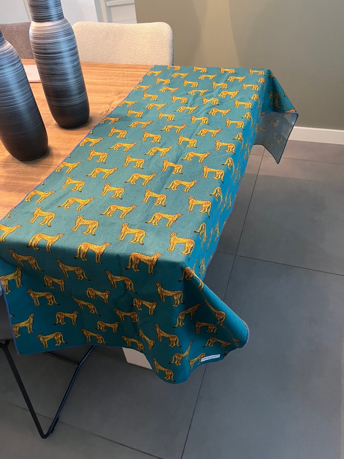Fabienne Chapot tafelloper met luipaardprint 180 x 60 cm, Ophalen of Verzenden, Zo goed als nieuw