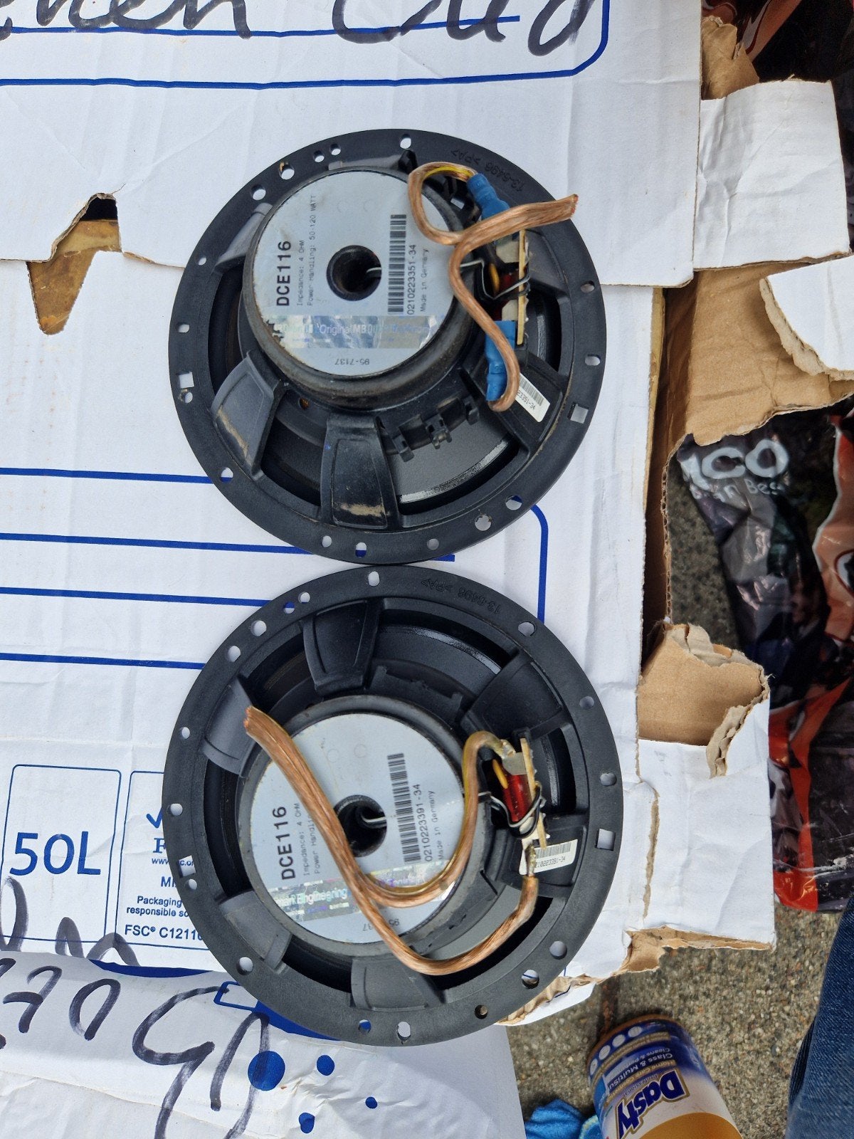 2x DCE116 Speakers - Zo goed als nieuw, Ophalen of Verzenden, Zo goed als nieuw