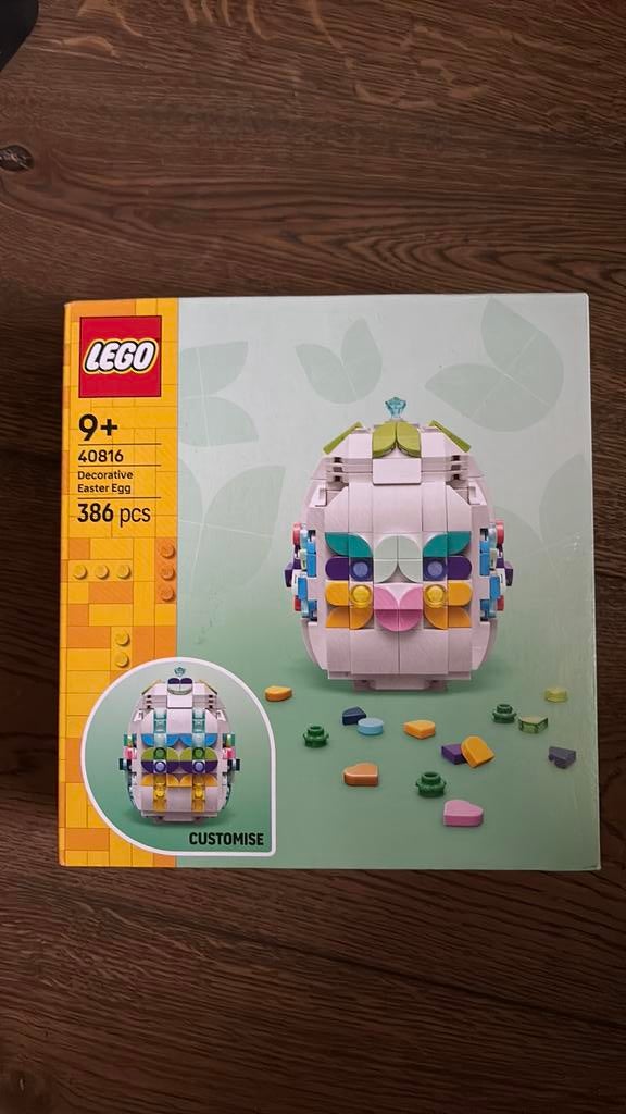 Lego decoratief paasei 40816, Ophalen of Verzenden, Zo goed als nieuw