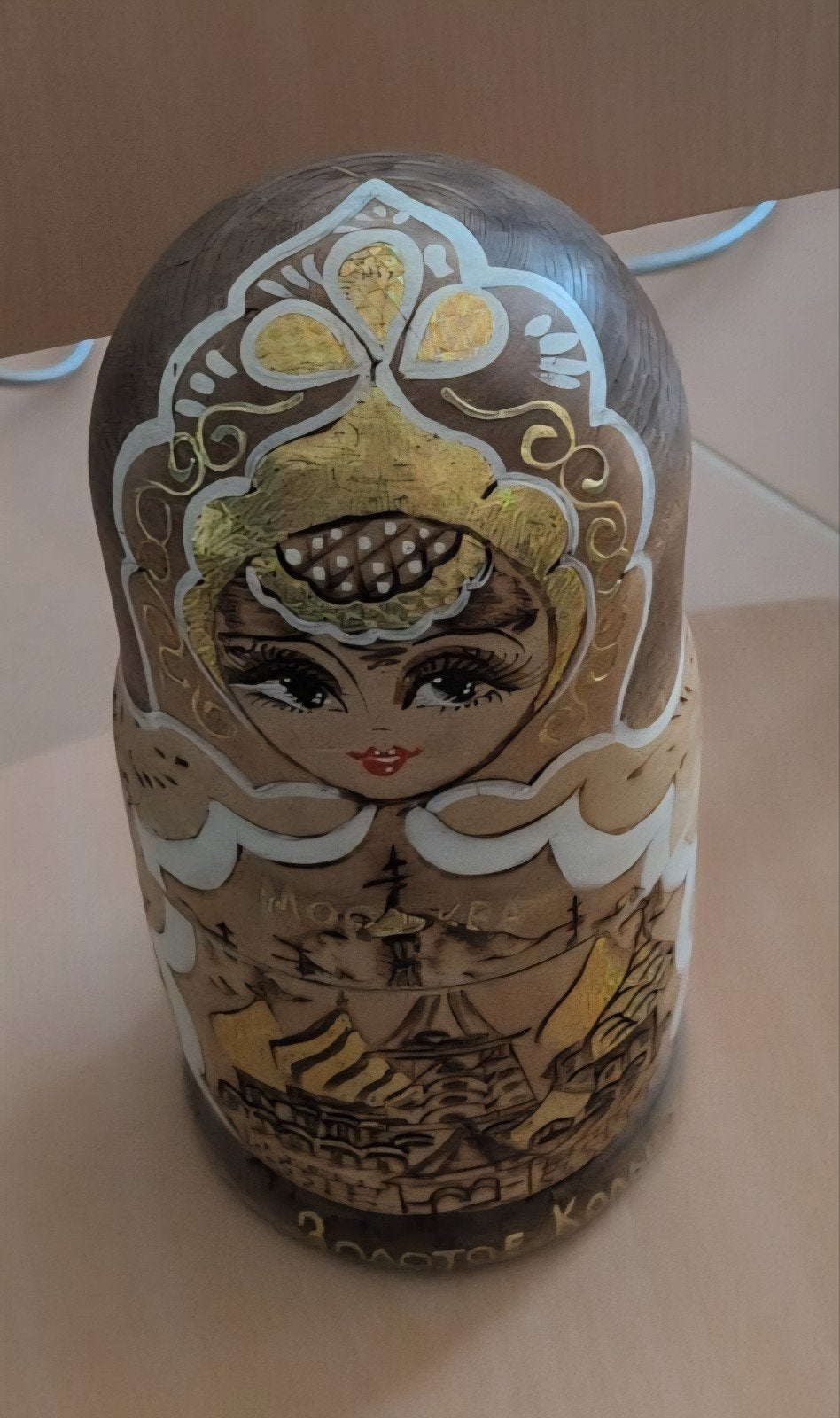 Handgeschilderde Matroesjka - Russisch Souvenir, Verzamelen, Ophalen of Verzenden, Gebruikt