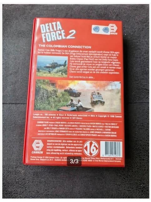 Vhs delta force 2 h4, Vanaf 16 jaar, Ophalen of Verzenden, Zo goed als nieuw, Actie en Avontuur