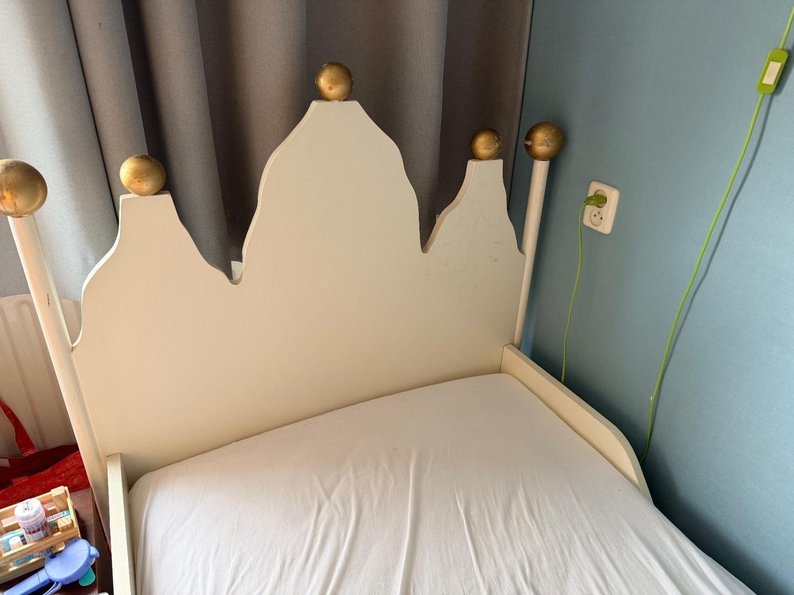prinsessen bed, zonder matras, Huis en Inrichting, Ophalen, Gebruikt, 90 cm, Eenpersoons