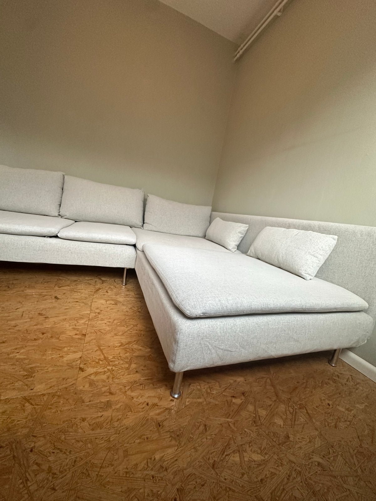 IKEA Söderhamn bank in zeer goede staat, Ophalen, 100 tot 125 cm, Hoekbank, 300 cm of meer