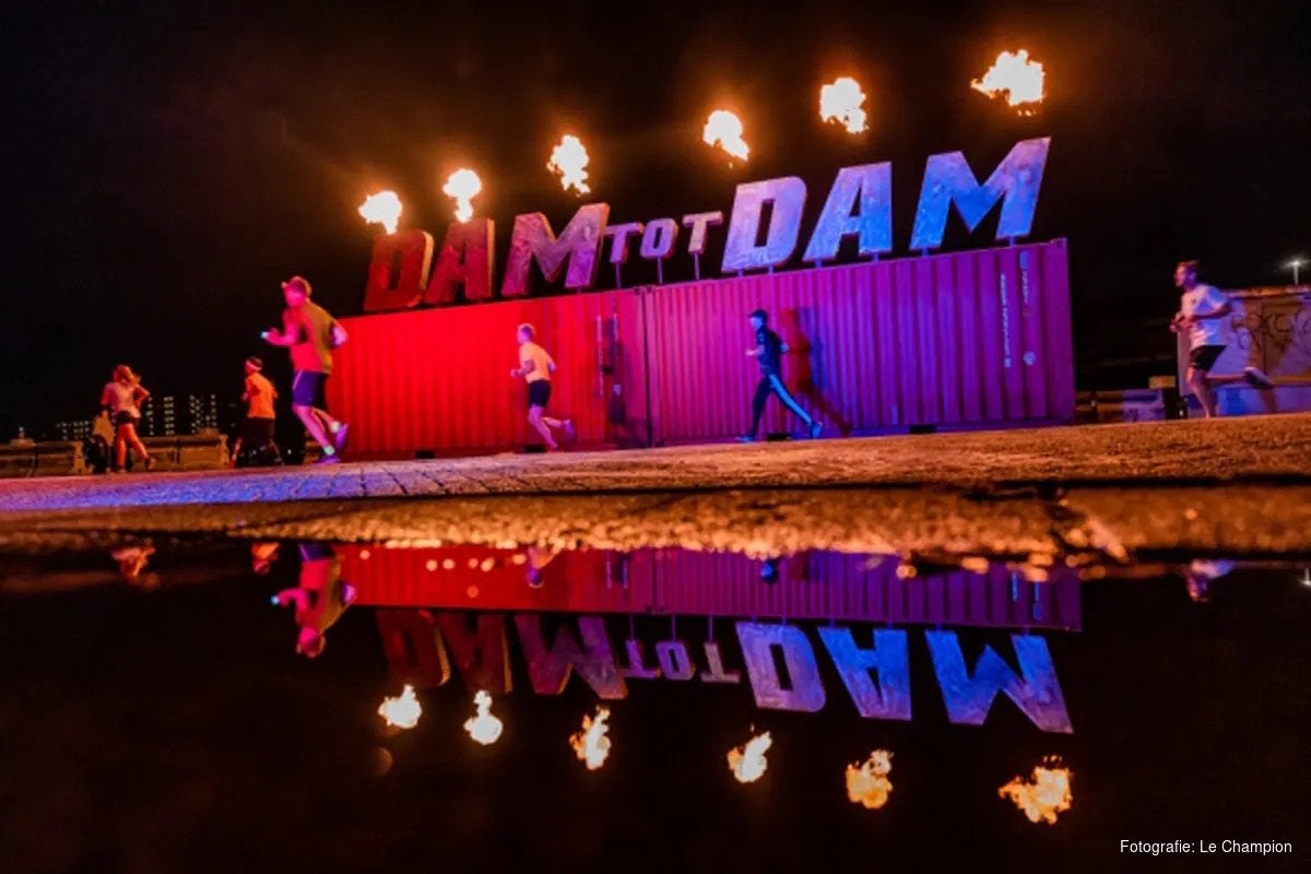 Startbewijs dam tot dam by night, Ophalen of Verzenden