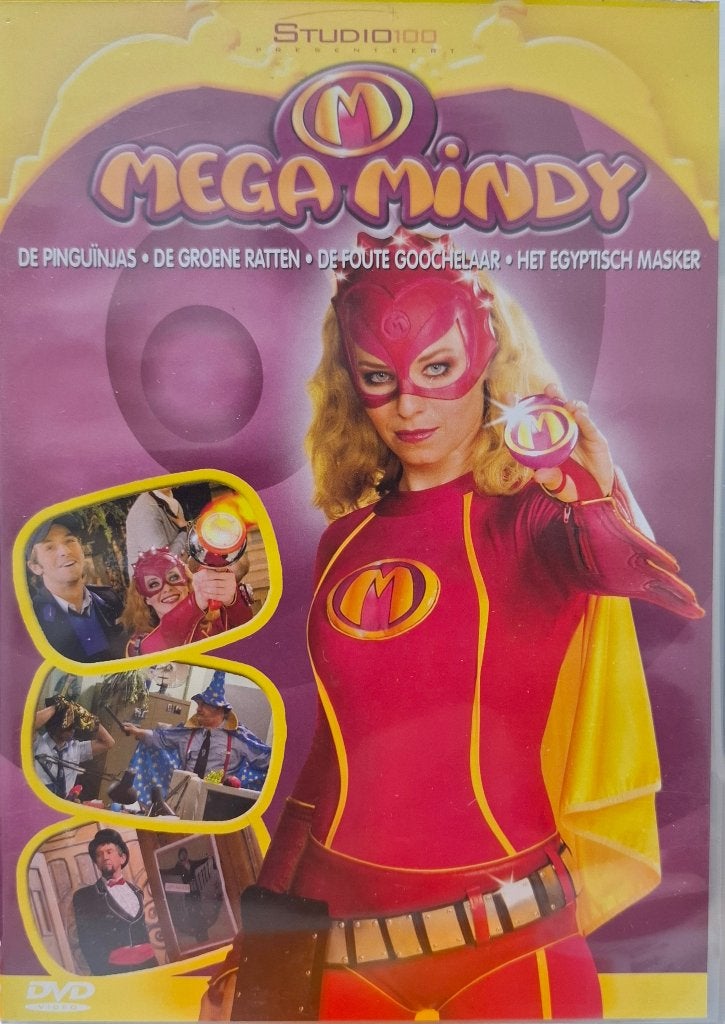 Mega Mindy DVD Pinguïnjas Ratten Goochelaar Egyptisch mask, Alle leeftijden, Zo goed als nieuw, Familie, Film