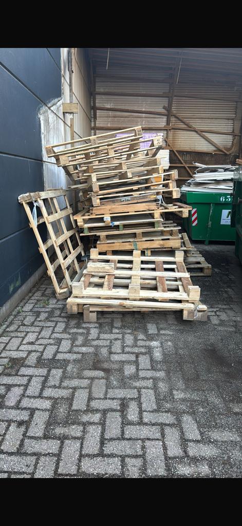 gratis pallets afhalen, Gebruikt, Ophalen of Verzenden, Pallet, Minder dan 200 cm